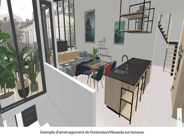 Duplex 4 pièces 53 m² 