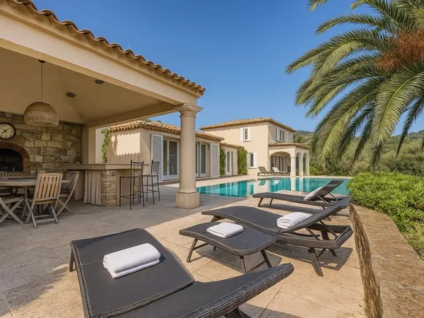 Exclusivité : Domaine du Cap Bénat - Propriété vue mer avec piscine et plage à pieds. 