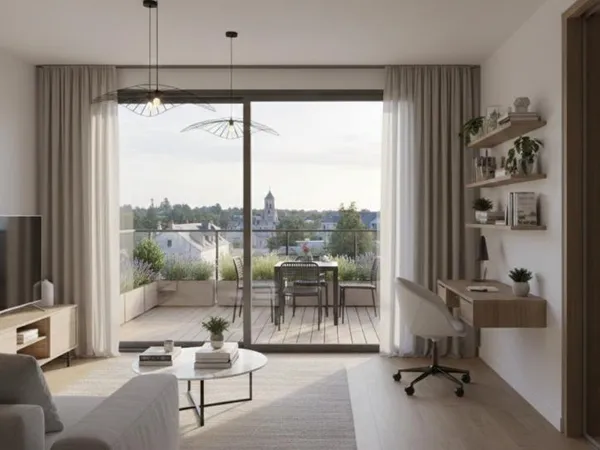 RARE : STUDIO EN ETAGE AVEC TERRASSE DE 30M2 ! 