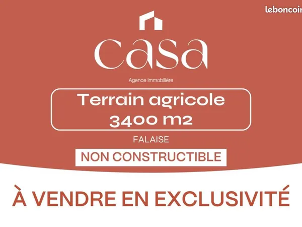 Terrain agricole 3 466 m² Le Marais La Chapelle 
