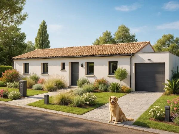 Projet de construction - Maison de 80 m² - Razengues (32600) 