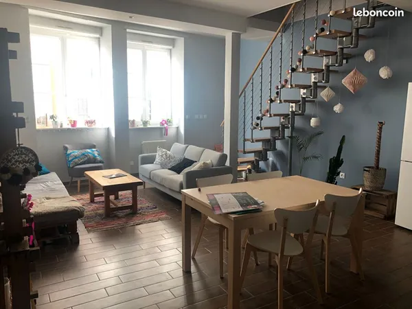 Duplex 3 pièces 72 m² 