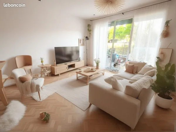 Appartement 2 pièces 57 m² 