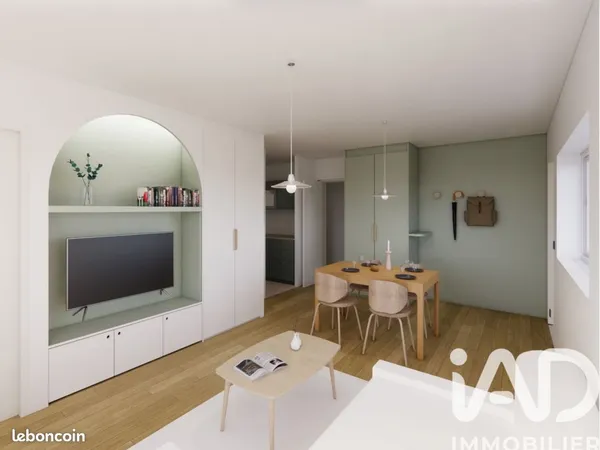 Appartement 3 pièces 56 m² 
