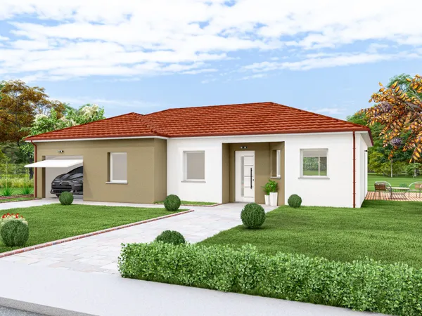 Terrain + maison 105 m² 