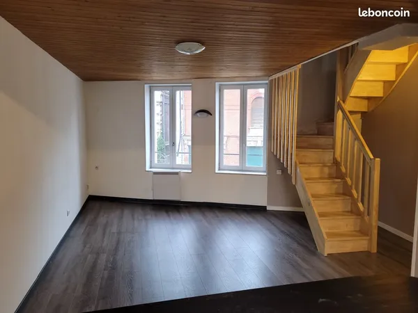 Maison-appartement deux chambres 