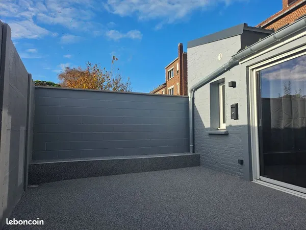 Studio meuble gare de bethune avec terrasse 