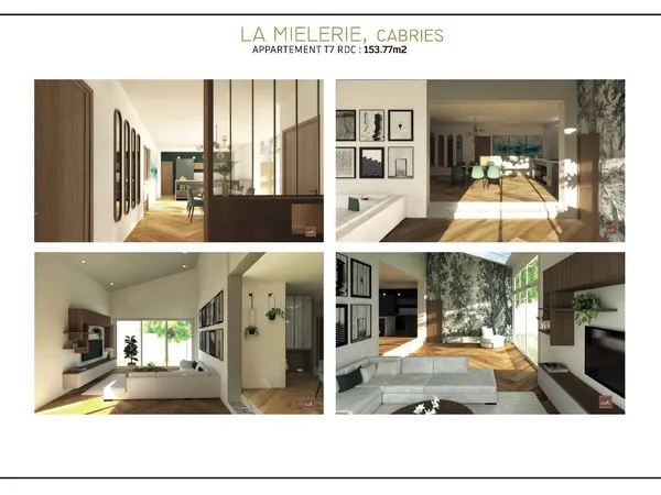 Appartement 4 pièces 154 m² 