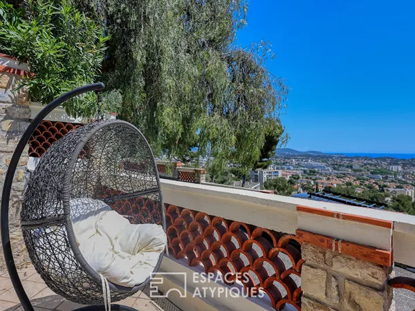 Appartement avec terrasse et sa vue spectaculaire 