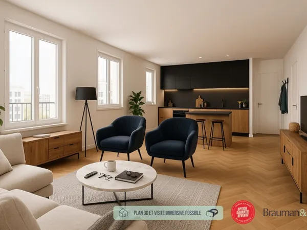 4 PIÈCES de 110m² 