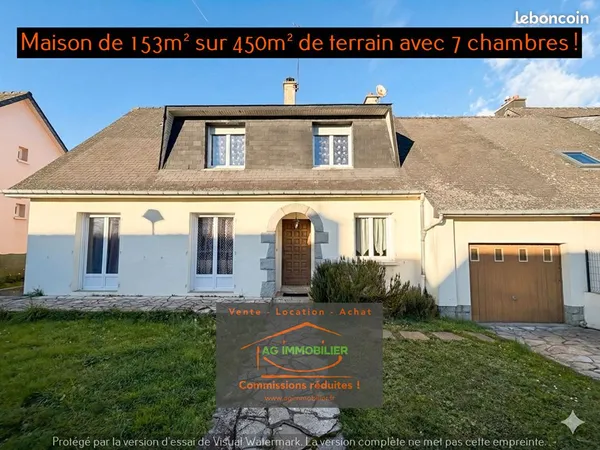 Maison 8 pièces 153 m² 