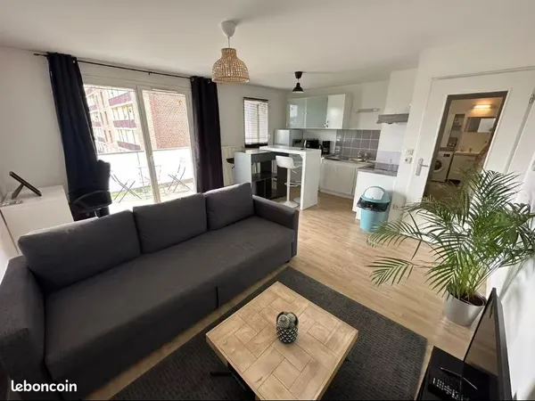 Appartement T2 meublé 45m² CHR - Balcon et parking 