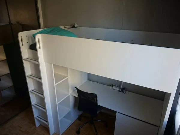 Loue chambre meublée dans un appartement de 68m² Lyon 5ème quartier Les Battières - 2 chambres 