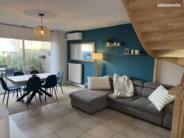 Appartement T3 Duplex avec jardin 
