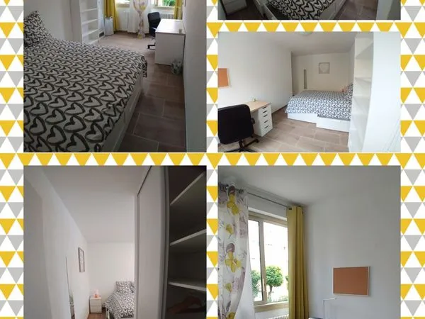 Chambre Colocation Étudiante, 370 Toutes Charges Comprises 
