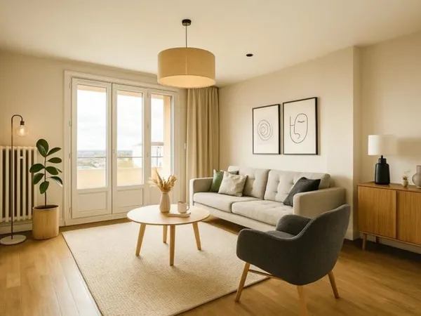 Appartement de 3 pièces principales 