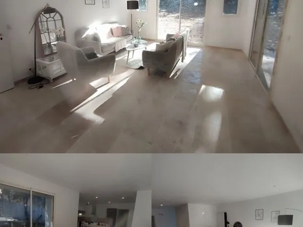 Maison neuve meublée 3 chambres, jardin, climatisée 