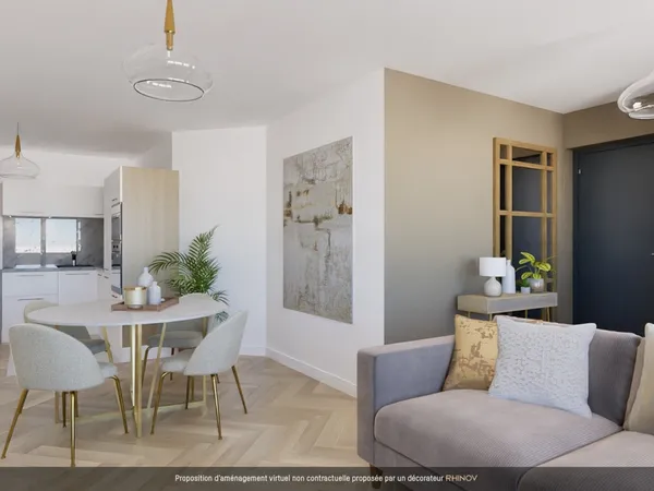 Bel appartement neuf 4 pièces duplex avec terrasses 