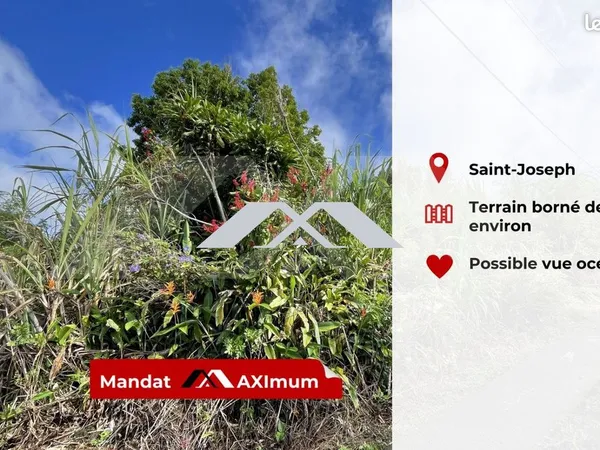 Terrain 3173 m² Saint-Joseph 