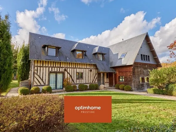 Propriété de charme entre Lisieux et Pont l'Evêque - 4 chambres - Piscine et terrain de 1.9 ha 