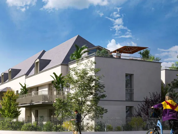 Appartement 4 pièces avec Jardin Terrasse et 3 parkings 
