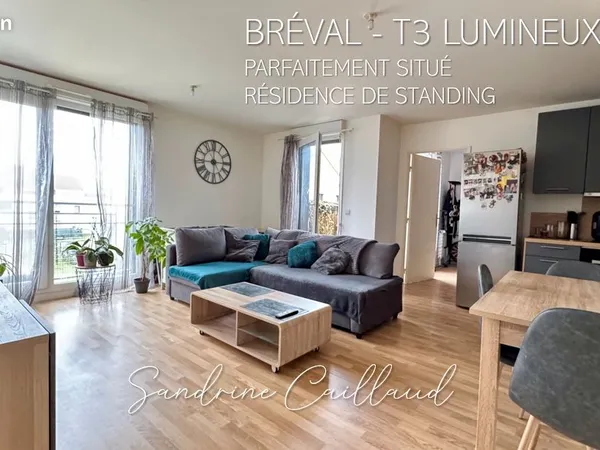 Appartement 3 pièces 59 m² 