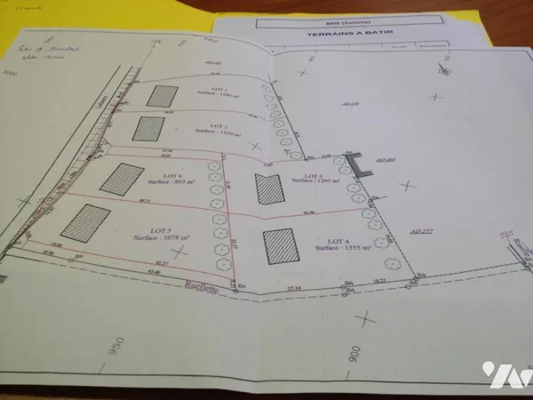 Terrain 1000 m² 
