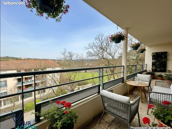 Appartement 3 pièces 68 m² 