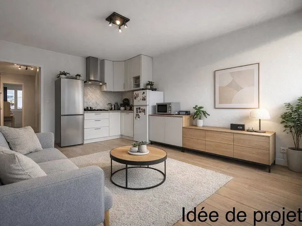 Appartement 1 pièce 37 m² 