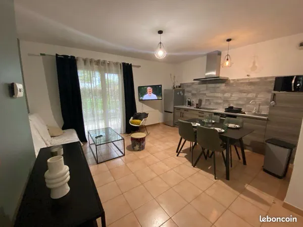 T2 avec garage et terrasse 