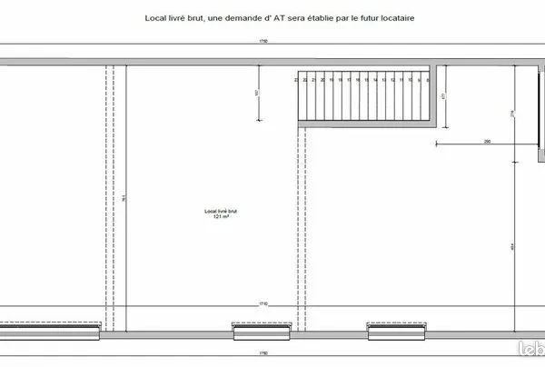 Local commercial 120 m² 