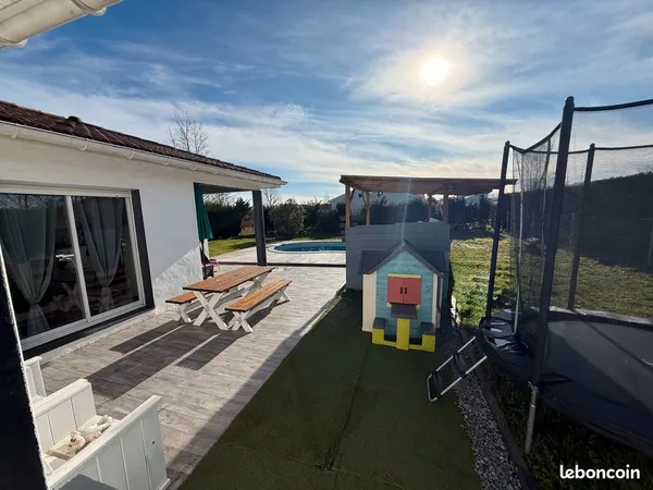 Maison 3 ch avec piscine 