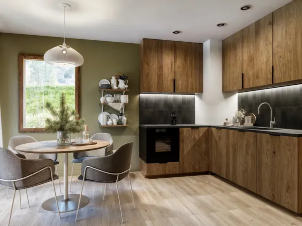 Appartement T3 dans chalet neuf de standing aux HOUCHES 