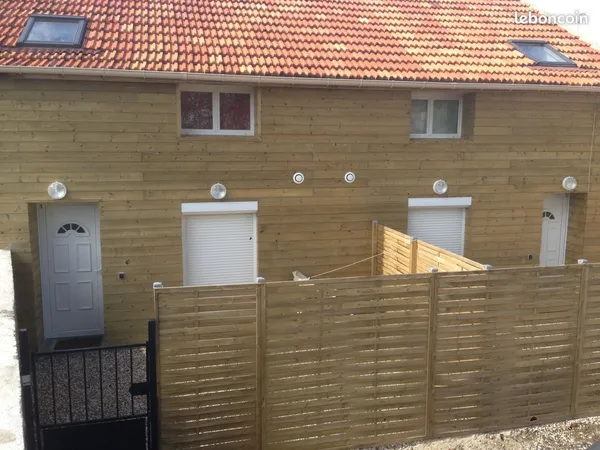 MAISON 3 pcs de 60 m2 avec jardin et terrasse 