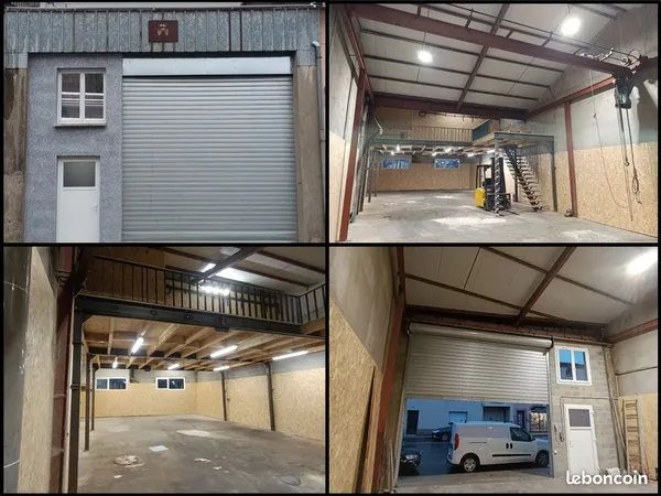 Atelier - dépôt - entrepôt 290m² 