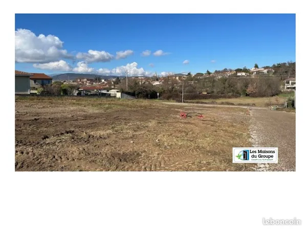 Terrain 677 m² Davezieux 
