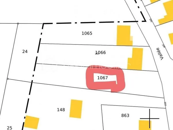 TERRAIN DE 868M² VIABILISER 