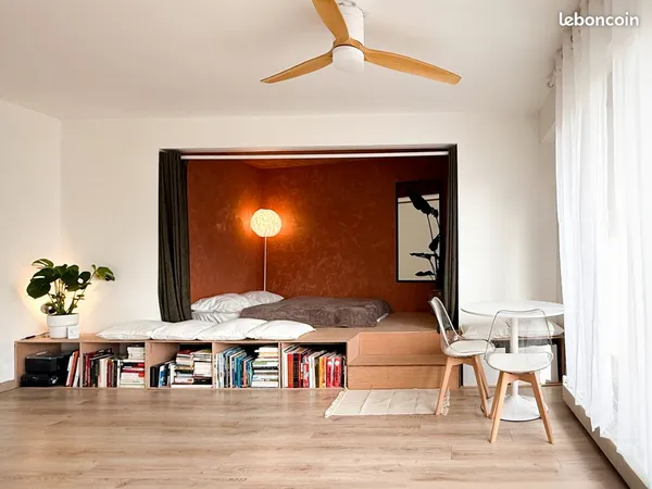 Studio meublé de standing 35 m² avec balcon - Résidence sécurisée Montferrand 