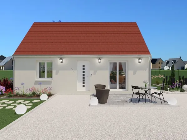 TERRAIN + Maison 2 chambres à Saint-Amand-Longpré 