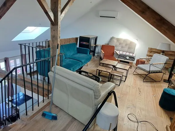 Colocation chambre + lieu commun de 125 m2, meublée et rénovée 