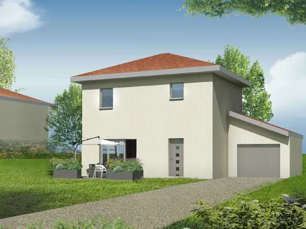 Maison à étage avec garage au calme et proche centre 