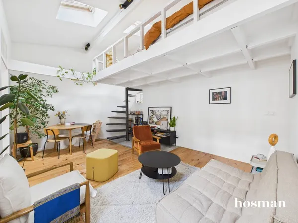 Appartement 3 pièces - Très bon état - Lumineux -Calme - Mezzanine - Rue Letort, Paris 18ème - 