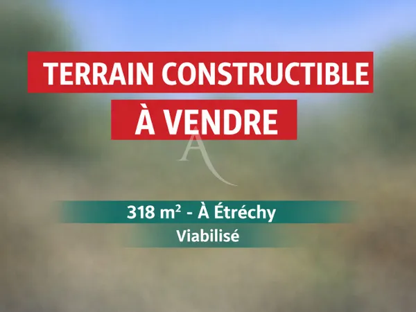 Terrain constructible viabilisé à Etrechy 