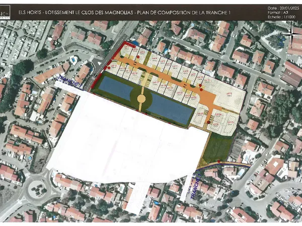 Terrain en lotissement 140 m² 