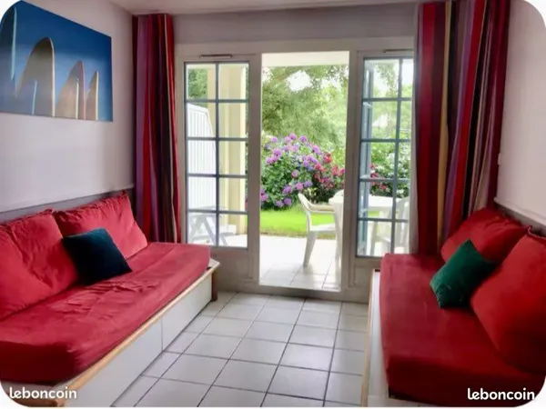 T2 RDC avec terrasse vue golf 