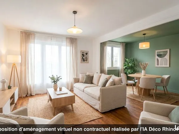 Appartement 3 pièces 58 m² 