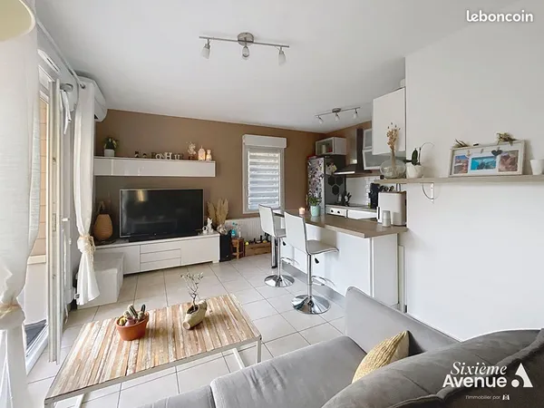 Appartement 2 pièces 43 m² 