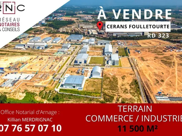 Terrain Vente Le Mans   147000€