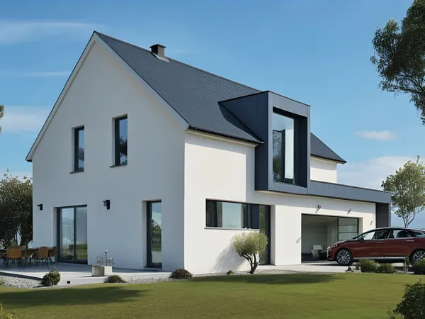 "Maison contemporaine de 112 m² avec 3 chambres à Battenheim - 440 007 € tout inclus" 