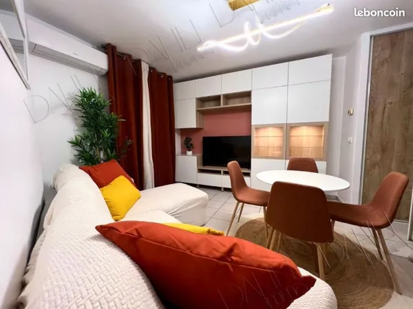 Appartement T2 meublé de 32 m2 à louer sur saint julien-en-genevois 